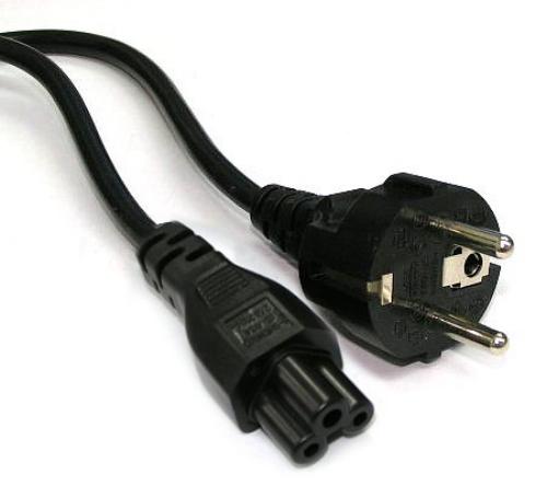 Schuko (Type E, F) to C5 Mickey Mouse Cable 1.5m